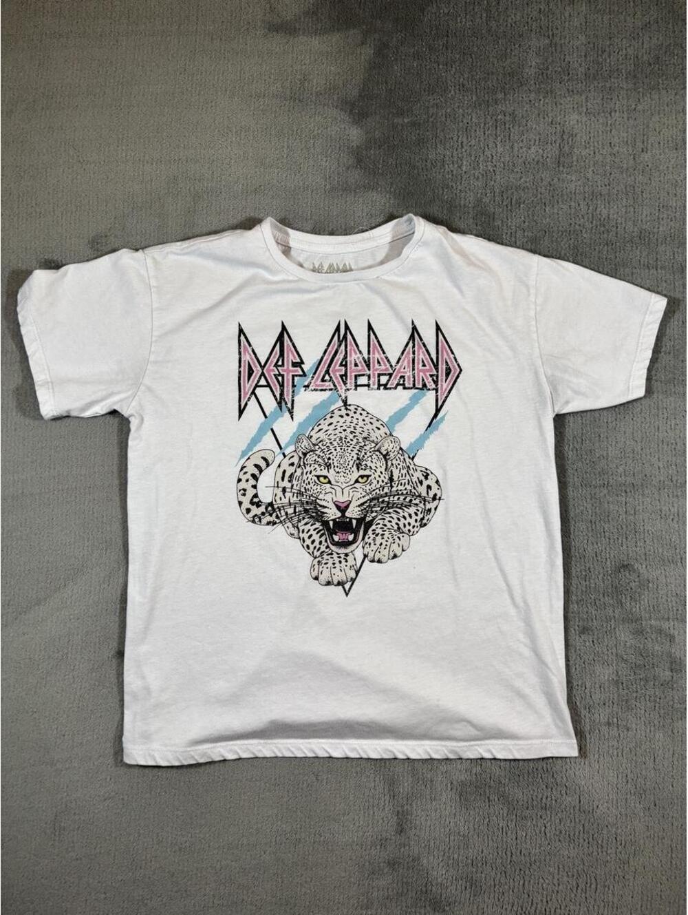 Def Leppard Kid's White Tshirt